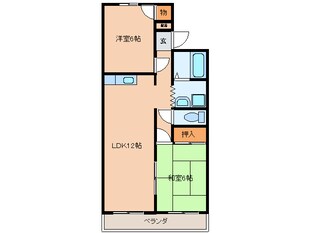 ハイツフジの物件間取画像